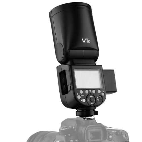 Godox V1-C Godox V1 for Canon Round Head Flash TTL Flash for Canon Godox Speedlight On-Camera Flash Godox Wireless Flash Magnetic Flash Head Li-ion Flash HSS Flash for Canon Camera Flash Unit Godox V1 TTL HSS Canon DSLR Flash Portable Flash System V1 Round Flash Head Photography Lighting Gear Godox Flash Accessories