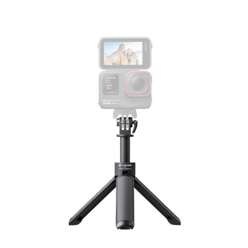 Insta360 Mini Tripod 2-in-1 Tripod Selfie Stick Tripod Action Camera Tripod Vlogging Accessories Compact Camera Mount Portable Tripod Travel Tripod Tripod for Insta360 Adjustable Tripod Lightweight Tripod Smartphone Tripod GoPro Compatible Tripod Stabilizer Mount Tripod for Content Creators Insta360 Accessories Mini Extendable Tripod Camera Support Stand