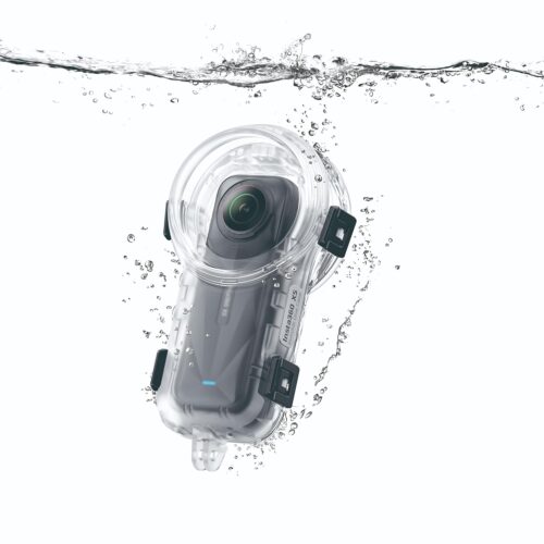Insta360 X5 Invisible Dive Case Waterproof Case 360 Camera Dive Case Underwater Housing Scuba Diving Camera Gear Action Camera Case Insta360 Accessories Invisible Selfie Stick Effect Waterproof Camera Case Dive Case for Insta360 Deep Sea Camera Protection Snorkeling Camera Gear Underwater 360 Recording Rugged Camera Housing Insta360 Waterproof Accessories Professional Dive Housing Clear Dome Dive Case Insta360 X5 Gear