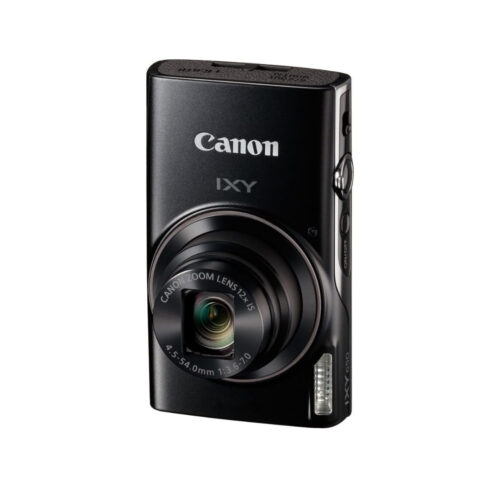 Canon PowerShot IXY 650 compact digital camera with 20.2MP sensor and 12x optical zoom