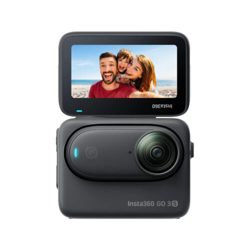 Insta360 GO 3S compact action camera with 4K video and magnetic body mount